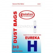 Eureka H Vacuum Bags - Generic - 3 bags + 3 Filters/pack