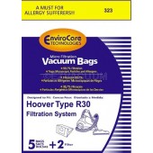 Hoover R30 Vacuum  Bags and 2 filters 40101002- Generic - 5 bags + 1 filter / pack