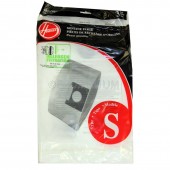 Hoover Type S Allergen Filter Bag, 4010100S, 4010155s - Genuine - 3 pack