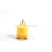 Fit All Commercial Grade Wiring 3 Wire Grounded Yellow Plug - 1 Pack