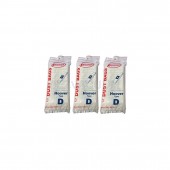 9 bags (3 pkgs) Hoover Type D Upright Vacuum Cleaner Bags Part #4010005D Dial a Matic Model 1140 (Dialamatic)