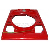 Sanitaire: E-53425-9 Base, 12" Red W/Outer Wheels Latch Style Quick Kln