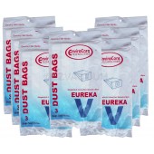 21 Eureka Style V Vacuum Bags, Power Team, Powerline, Canisters, World Vac, Home Cleaning System Vacuum Cleaners, 3