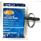 Hoover Part#4010100Y - (9 Type Y bags & (2) 38528-033 belts)
