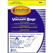 Bissell 32014 Style 2 ANTI-BACTERIAL bags- Generic - 3 pack