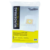Wunderbag Universal High Capacity Pre-Filters for Wet Dry Vacuums #13144 by Dustless, 12-18 Gal WunderBag 13141, 2 Pack