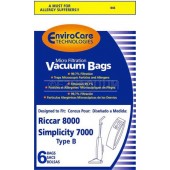 Riccar C15 Type B Vacuum Cleaner Bags for 8000 Uprights - 6 pack