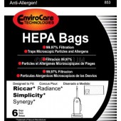 Synergy S40 Series HEPA Media Vacuum Bags - 6 pack