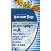 Bissell Style 2  Vacuum  Bags - 9 Pack - Generic - 32018/32013