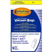 Bissell Style 1  7 Upright Vacuum  Bags - 9 pack - Generic