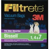 Bissell Type 1, 4 & 7 Vacuum Bags - 3 Pack