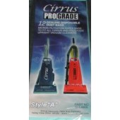 Cirrus Style A ProGrade Upright Vacuum Bags- Genuine - 36 pack