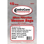 Clarke Combi Vac Commercial Vacuum Cleaner Bags #ECC514 - Generic - 10 pack