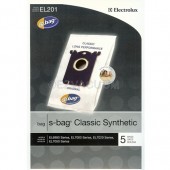 Electrolux Classic S-Bag EL201, el 201, EL201A Synthetic Vacuum Bags - 5 Bags | S-Bag