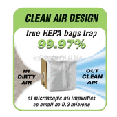 Shark CV242H HEPA Vacuum Cleaner Bags - Genuine -  10 pack