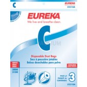 Eureka C Vacuum Bags 52318B - Genuine - 3 Pack