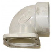 Electrolux 765556W fitting, flanged 90 deg short ell with gasket