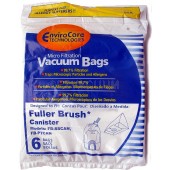 Fuller Brush 06.155 Canister vacuum cleaner bags- Generic #848 - 6 pack