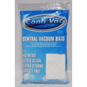 Cana-Vac Allerex Central Vacuum HEPA Cloth Bags# 060115HE with 99.98% Filtration - 3 Pack 