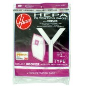 Hoover Y or Z Vacuum  Bags - Genuine - 2 Pack