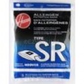 Hoover SR  Allergen Vacuum  Bags 401010SR / 401011SR - Genuine -3 Pack
