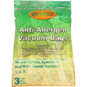 Hoover Style S Anti Allergen HEPA Like Cloth Bags - 3 pack
