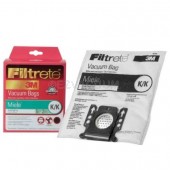 Replacement Miele Type K/K Filtrete 3M Vacuum Synthetic Cloth Dustbags for S142 - S168. Replaces Miele Part 05588951, 10123240