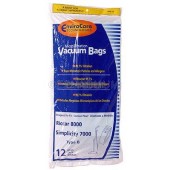 Belvedere High Filtration Upright Vacuum Bags- 12 pack