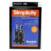 Genuine Simplicity Type X HEPA Synergy Vacuum Cleaner Bags - 6 Pack