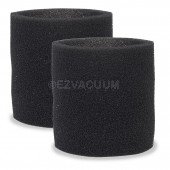 Multi-Fit Wet Dry Vac filter VF2001TP are 2 foam filters for wet dry vacuum cleaners
