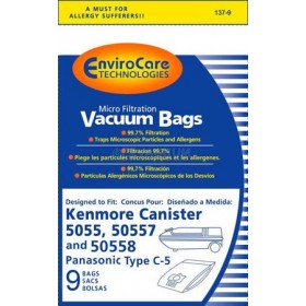 240 Replacement Vacuum Bag For Kenmore 5055 50557 50558 C Q For Panasonic C5 C18