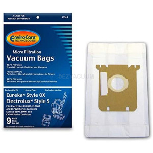 4 Pack Electrolux Harmony/Oxygen Canister Micro-Filtration Vacuum bags Desigend to fit Eureka #61230B, Electrolux EL200B 