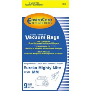 White EnviroCare 153-9-4 36 Eureka MM Vacuum Bags 