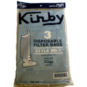 NEW KIRBY VACUUM TRADITION 3CB BLUE OUTER CLOTH SHAKE OUT VINTAGE BAG 190078 