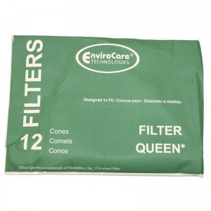 Genuine Filter Queen Vacuum Activated Charcoal Black Cones 2pk 4404008400 