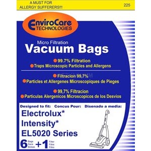 Genuine Electrolux Intensity Vacuum Bag EL206A 1 motor filter 6 bags 