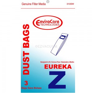 Part 310SW 2PK OF 3 Vacuum Bags Electrolux 52339 EUREKA Type Z-Ultra 