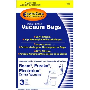 10-pack Eureka Style V Anti-Bacterial Vacuum Cleaner Bags 