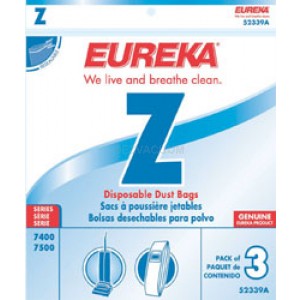 Genuine Eureka Paper Vacuum Bags Style Z 52339A 3 Pack for sale online 