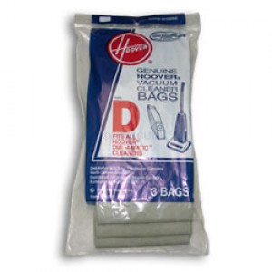 4 pkgs Hoover Type D Upright Vacuum Cleaner Bags Part #4010005D Dial a 12 bags 