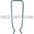 Oreck 7503502 Upright Vacuum Cleaner Bag Retainer Metal Spring Clip, 430000942