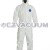 Dupont Tyvek Coveralls with Hood and Elastic Wrist and Ankles - Recommended for Cleaning Crew - Size XL 