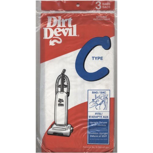 Royal/Dirt Devil 3-727075-001 Type C MVP Standard Paper Bags - Genuine