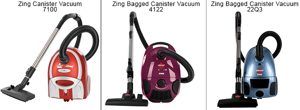 Bissell 4122 Zing Canister Vacuum 5 Bags and 2 Filters 1480 GENUINE
